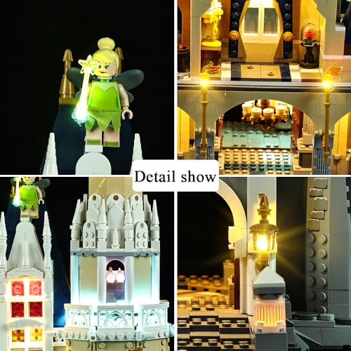 Kyglaring LED Lighting Kit (No Model), Compatible with Lego-71040 The Disney Cinderella Castle Building Blocks Model Set - Image 2