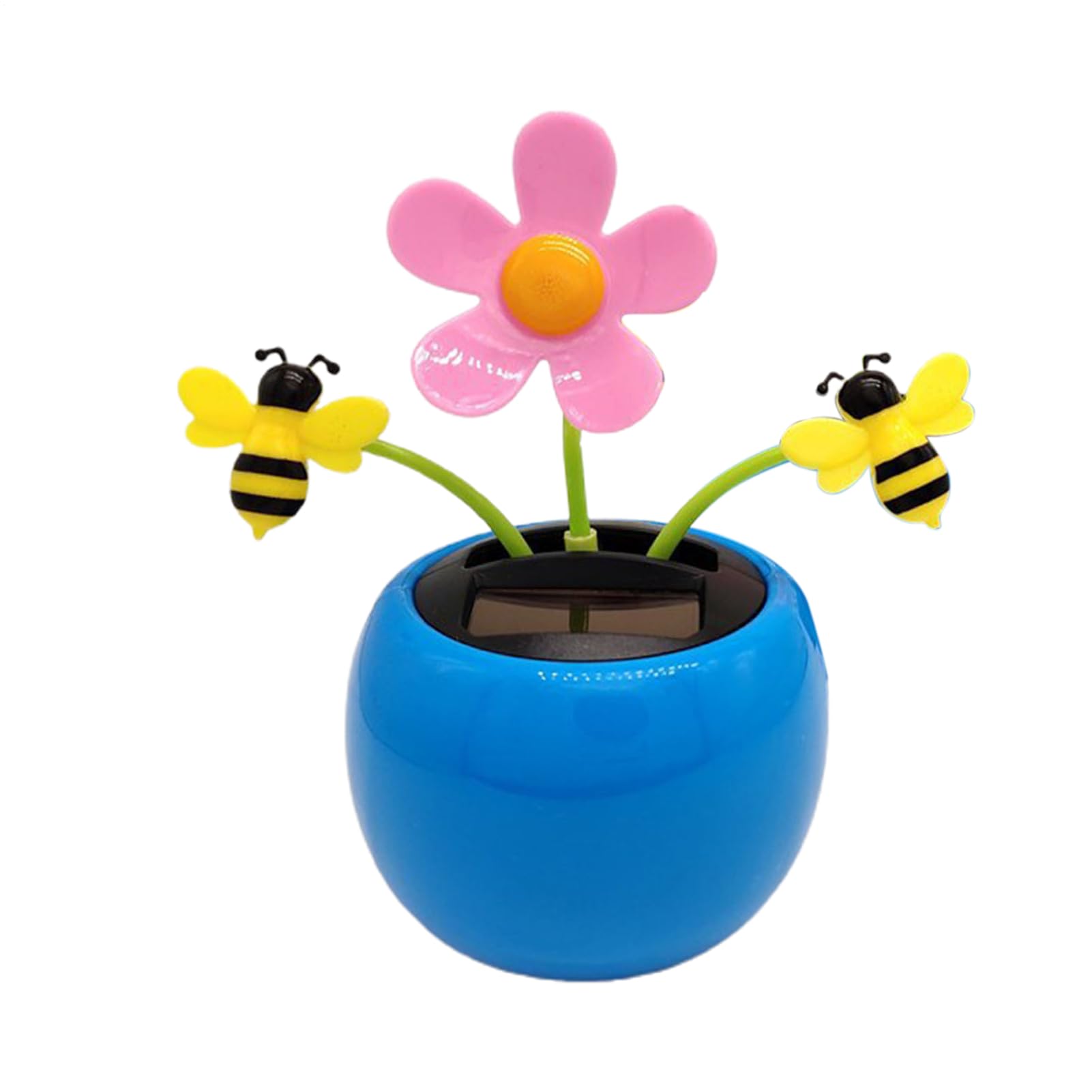 Happy Dancing Solar Flower - Ornamento solare per auto girasole,Car Dashboard Decor Solar Powered, ornamento per auto solare portatile per cruscotto, scrivania, camera da