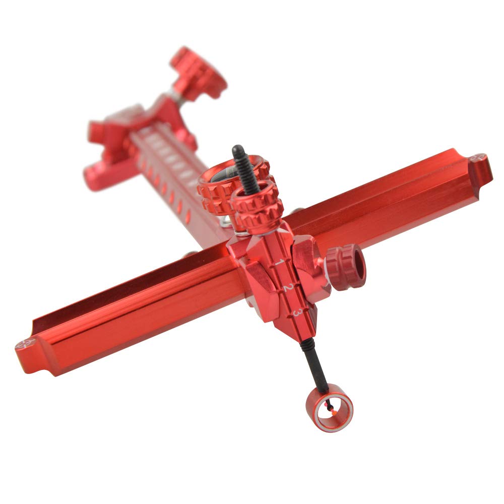 Bogenvisier für Recurvebögen Aluminium Bow Sight Bogen Anblick Jagdvisier 1 Pin Bogen Visier für Bogenzubehör