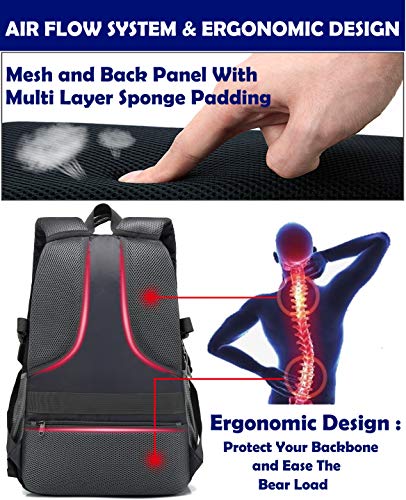 ProEtrade Backpack Bookbag for College Laptop Travel の商品画像 4