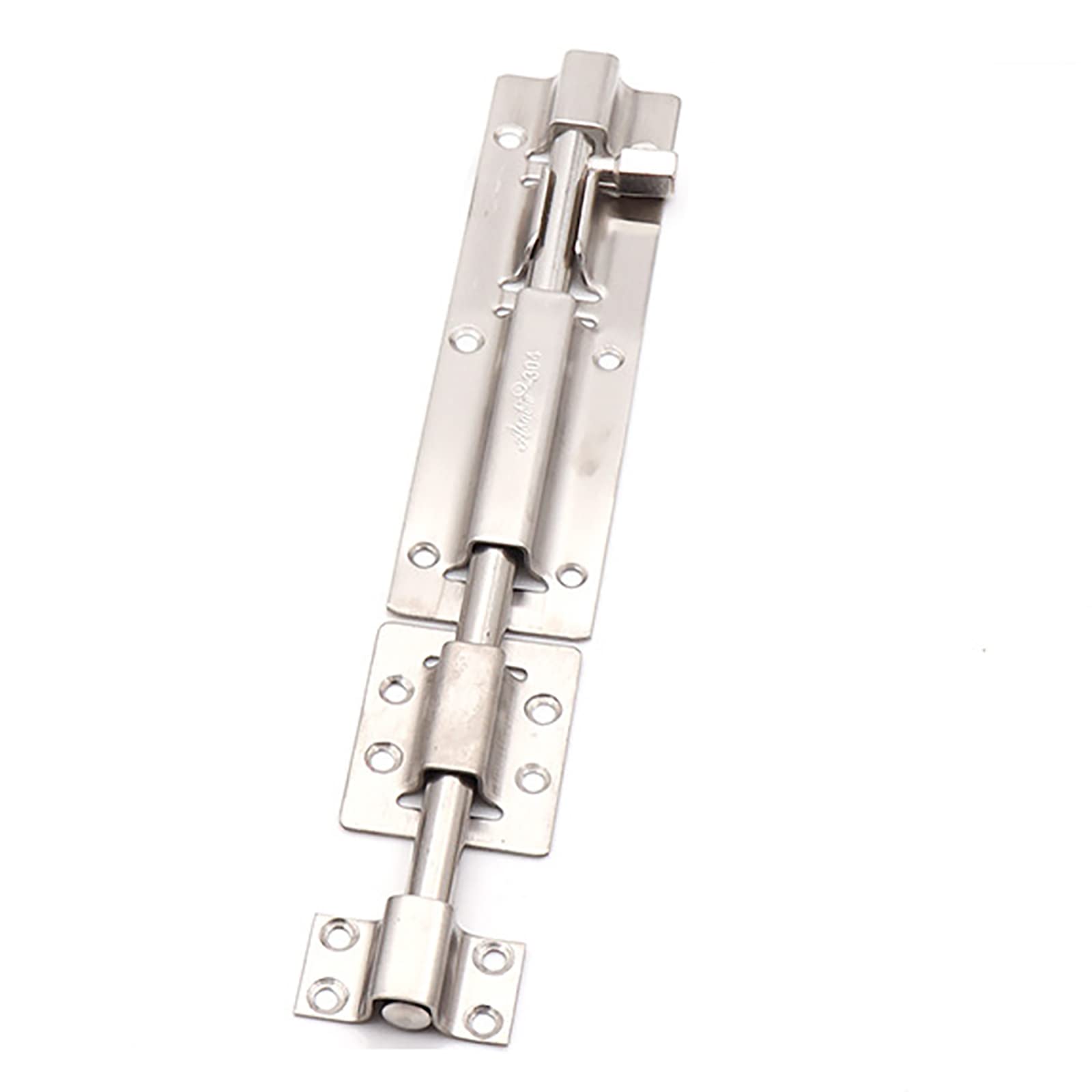 Cgjsefh Silver Door Latch, 304 Stainless Steel Barrel Door Lock Latch Bolt Slide Hardware For Garden Gate Shed Window(,10In)