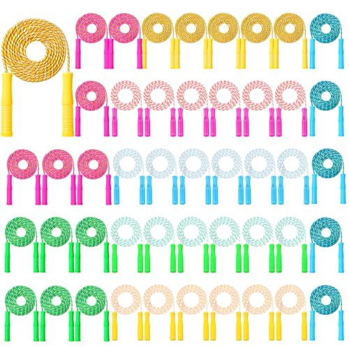 Cuerdas de saltar de 8 pies Aoriher de colores surtidos como regalos de regreso a la escuela