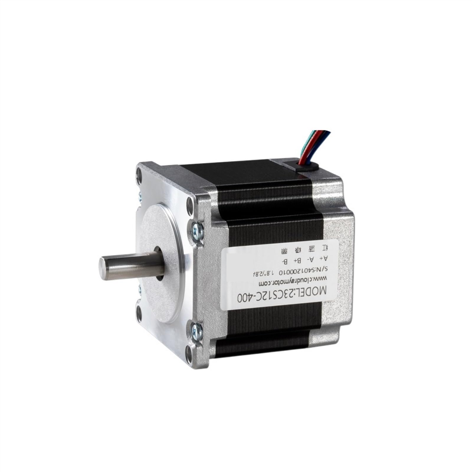 Stepper Motor Nema 23 Stepper Motor 1.3N.m 4.0A 55mm Length with 8mm Shaft Diameter for CNC Engraving Milling Machine
