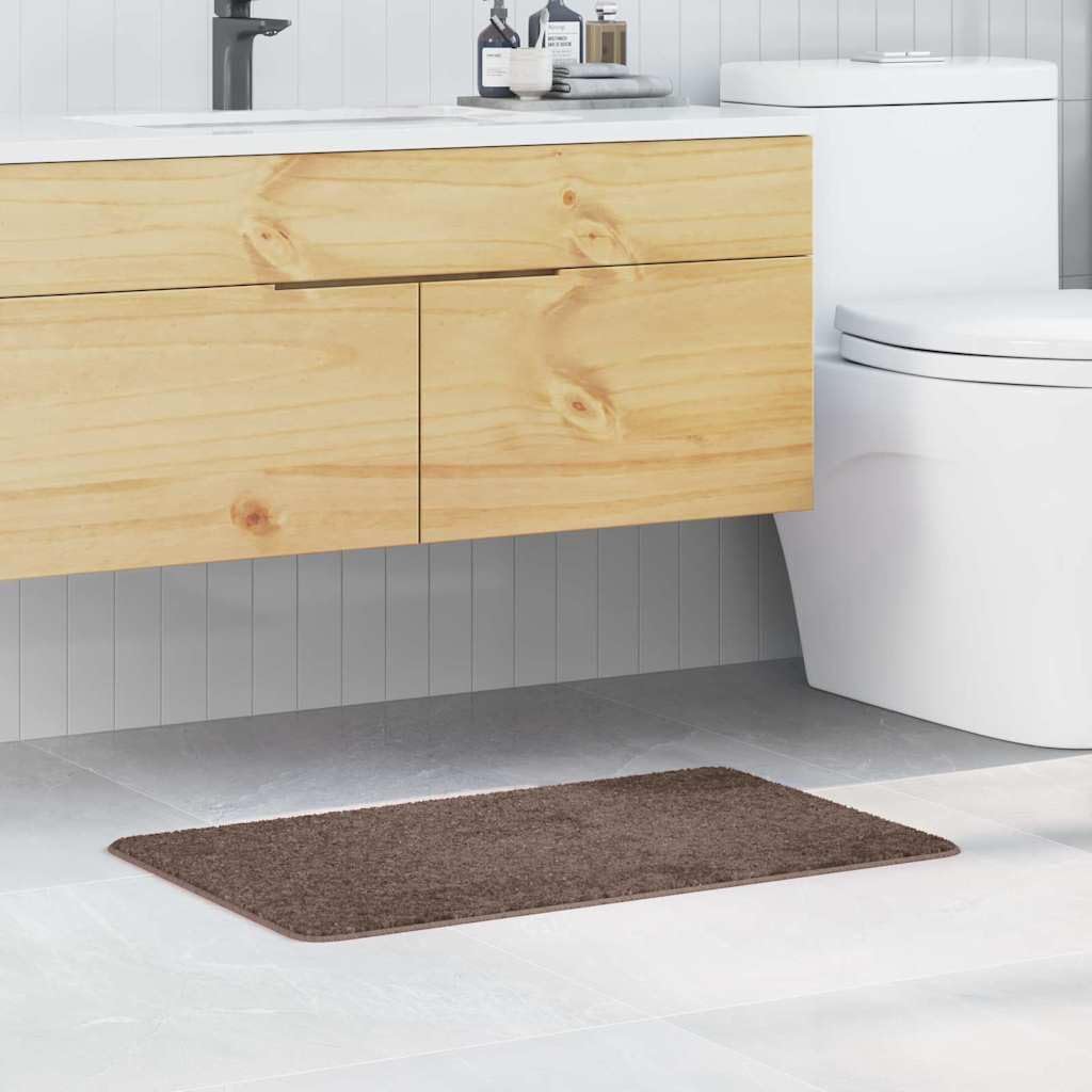 Tapis de bain antidérapant marron pour éviter les glissades sur sol humide