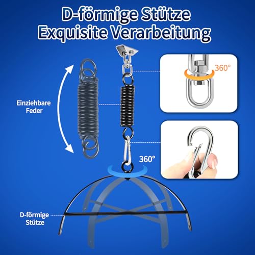 Liebesschaukel – Bequeme Sexschaukel für Decken- und Türhängung, extra breite Polster, robustes SM Bondage Set für Paare, bis zu 300 kg belastbar