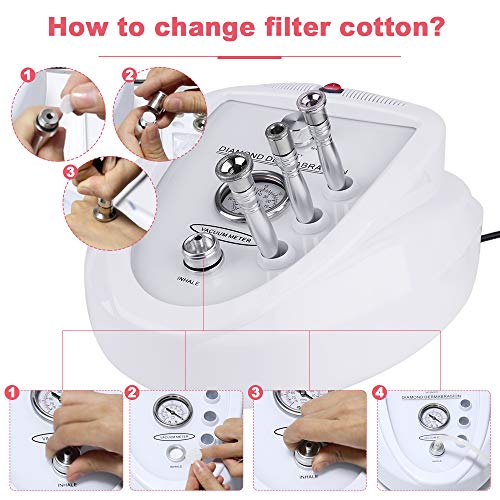 Image of Diamond Microdermabrasion Machine with 65-68cmhg Suction Power