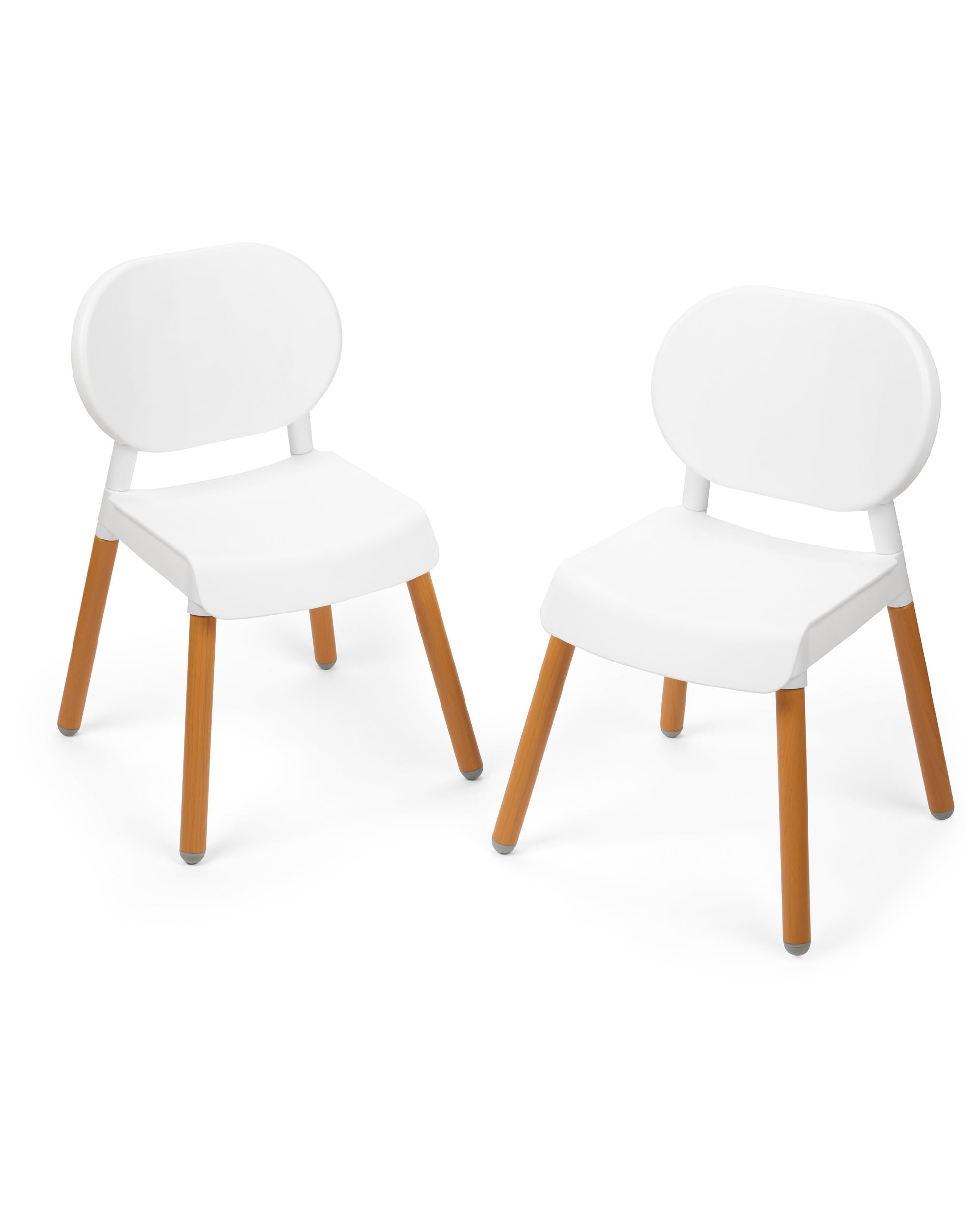 Skip Hop Toddler's Activity Chairs with Non-Slip feet, Set of 2, White