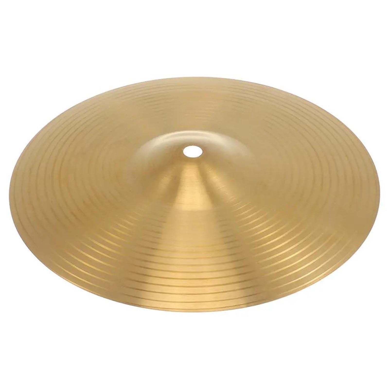 Platillos Profesionales De Batería En Platillo De Tambor Latón Superficie Lisa Platillo Choque Sonido Claro Para Juego Batería Para Instrumentos Musicales