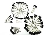 SHINA 45PC Nylon Wire Wheel Brushes for Dremel Rotary Tools Polish Clean 1/8'' 3.175MM