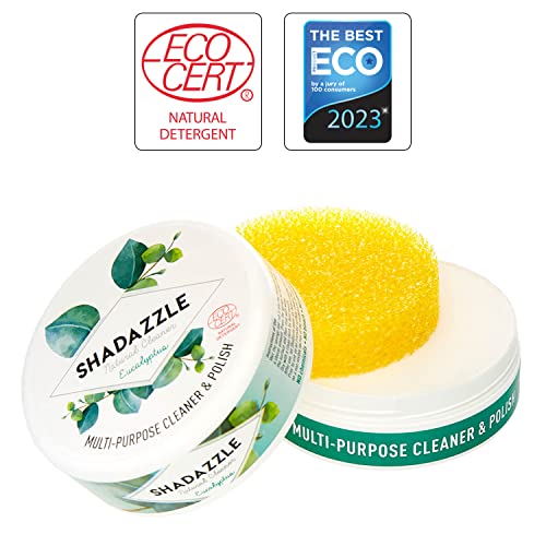 Shadazzle Natural All Purpose Cleaner and Polish – Eco Friendly Multi-Purpose Cleaning Product – Cleans, Polishes & Protects Any Washable Surface (Eucalyptus) - Thumbnail 2