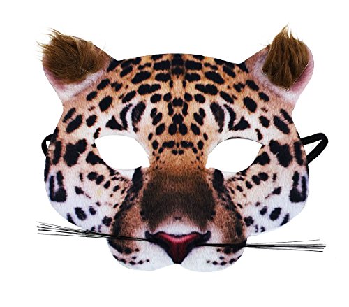 Rappa 160385 Lebensechte Tiermaske Gepardenmaske Karnevalsmaske Gepard Cover