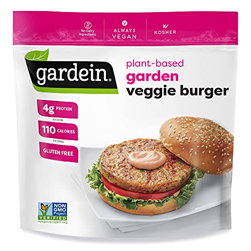 Gardein Gluten-Free Garden Veggie Plant-Based Burger, Vegan, Frozen, 12 oz. 4-Count