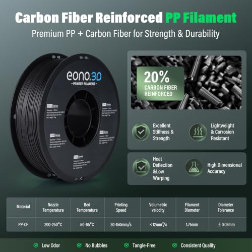 Image of Carbon Fiber PP Filament 1.75mm 700g CFPP High Strength