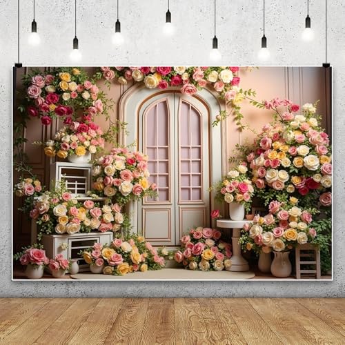 Fondo Fotográfico YongFoto Retro Floral 10x8ft miniatura 2