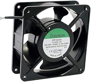 kessler-electronic DP200A-2123XBL.GN Ventilateur axial Sunon 120 x 120 x 38 mm 230 V ~ 165 m³/h 2850 tr/min + fiche de données en tant que code QR