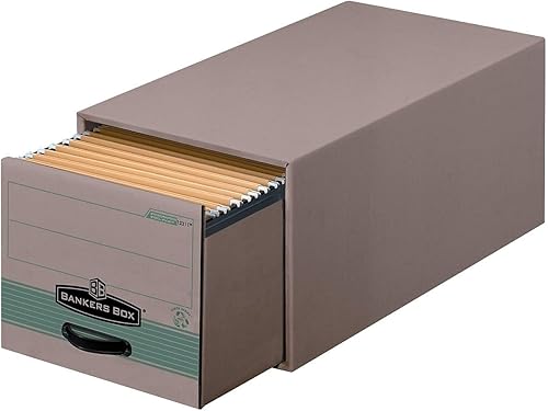 Miniatura 3 de Bankers Box StorDrawer Steel Plus - Cajones de almacenamiento 100% reciclados, legal, paquete de 6 (1231201)