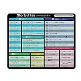 マウスパッド 便利な ショートカットキー 一覧 オカザキ 早見表 Windows対応 学習 オフィス 作業効率 【商標登録番号 第6667215】
