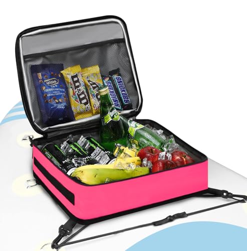 Paddle Board Cooler Bag WITSTEP Waterproof Surf Sup Deck Cooler Bag Insulated Leakproof 10 Cans Sup Paddle Board Accessories Bag for Stand Up Paddleboard and Kayak