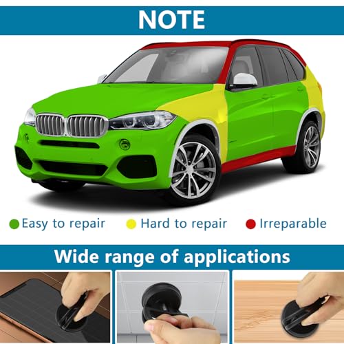 Image of wuyaoyao 2PCS Car Dent Puller Kit, Car Dent Removal Tool, Powerful Suction Cup for Car Dents Repair, Auto Body Small Dent Remover Puller for Phone Screen Removal, Objects Moving and Lifting