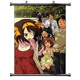 The Melancholy of Haruhi Suzumiya Anime Fabric Wall Scroll Poster (16 x 23) Inches.[WP]-TMe-35