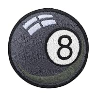 Toppa Ricamata JUMBO POOL HALL JUNKIE &ndash; Biliardo Per Giacca Biker