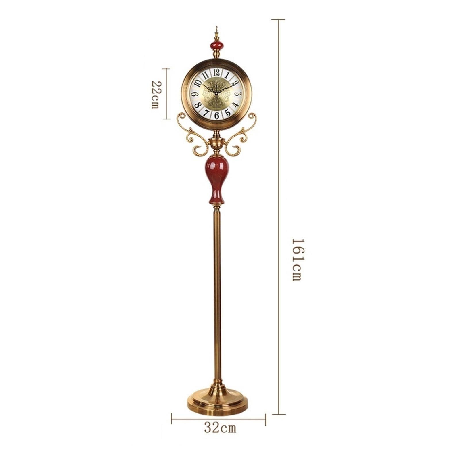 Reloj de abuelo Reloj de pie vintage Reloj de pie de estilo europeo