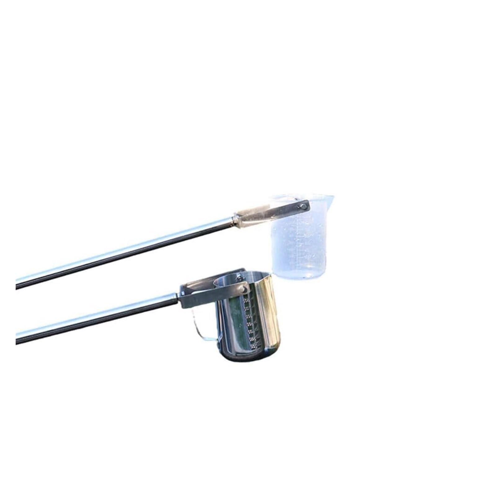 Campionatore d'acqua – mestolo in acciaio inox da 500 ml con asta estensibile da 0,6 m a 7 m e testa girevole a 360° per campionamento ambientale efficiente in fiumi, laghi e stagni