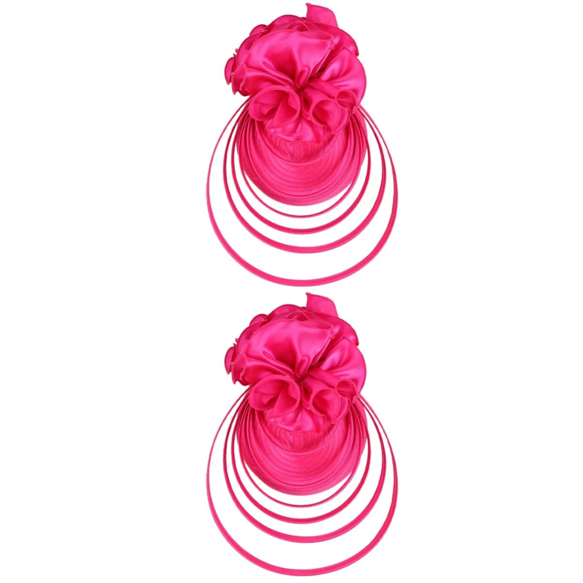 SHERCHPRY 2 cappellini da cocktail da donna, accessori per capelli, accessori per capelli da sposa, decorazioni per capelli, fascia fascinator