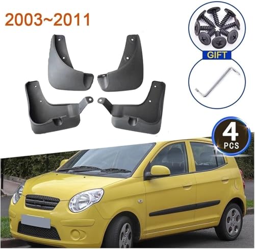 Garde-boue Kia Picanto SA 2005 évite la rouille auto - 5