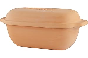 Eurita Sourdough Loaf Pan with Lid: Healthy Clay Pot for Perfect Sourdough Loaves