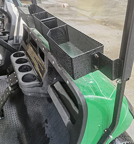Dr.Acces Golf Cart Front Inner Dash Storage Basket and Rack for EZGO TXT and RXV, Heavy Steel Golf Cart Mesh Basket by Dr.Acces - Used condition - Image 5