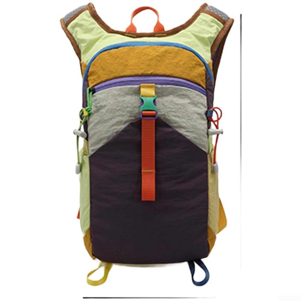 Zaino da trekking in nylon impermeabile leggero per viaggi (taglia L) | Tessuto in nylon impermeabile, protezione dalla pioggia, esterno, escursionismo, campeggio, viaggi, uso per tutte le stagioni