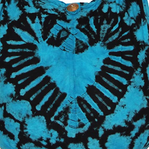 Image of TIE DYE Bohemian Hipster Hobo Boho Hippie Crossbody Bag Purse Black Tone 39 inch