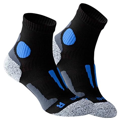 2 Pair Original VCA® Performance Quarter - Running socks"SPEED" Special Padded protection points, UNISEX Cover