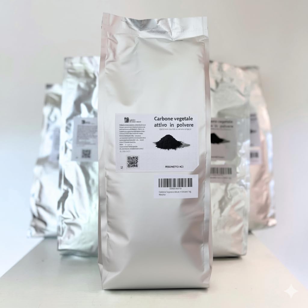 Carbone Vegetale Attivo in Polvere 1kg