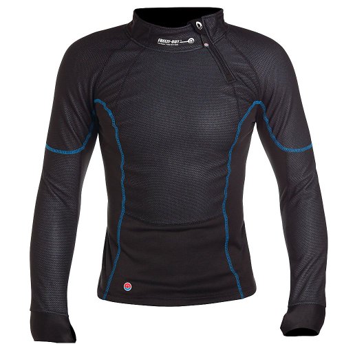 FREEZE-OUT Base Layer Long Sleeve Top - LG, Black