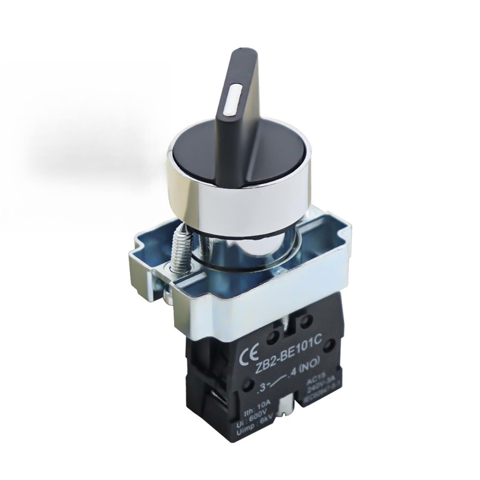 22mm XB2-BD25 BD53 1NO 2NO 1NO1NC 2/3 Position Self Locking Self Resetting Selector Switch 1Pcs(XB2-BD41)