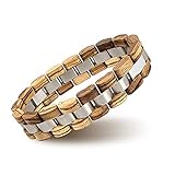 holz schmuck armreif ❤【Einzigartige natürliche Holzarmband】：Holzarmband sind etwas ganz Besonderes. Holz ist nicht nur ein besonders nachwachsender Rohstoff, 100% umweltfreundliches Naturholz, sondern auch hypoallergen, hautfreundlich und natürlich sind Holzuhren für Allergiker geeignet. Das einzigartige Design der Holzarmband macht Sie faszinierender und charmanter.