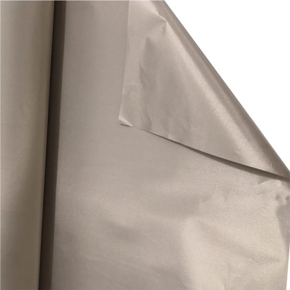 Conductive Protection Cloth 42.5 Inch Width Conductive Fabric Roll, 0.08mm Thickness Barrier Cloth 1pc(20 Meters)