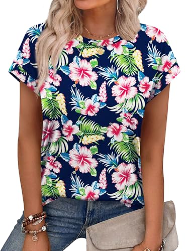 Alaroo Spring Tops for Women 2026 Hawaiian Shirts Short...