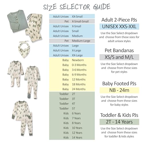 Image of Butterblu Family Jammies Matching Holiday Christmas Pajama Sets | GOTS Certified Organic Cotton for Baby, Toddler, Kids, Adults, and Pets, with Pockets, Perfect for Family Photos
