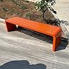 Amazon.com: WXXSHGDW Outdoor Patio Garden Bench, Metal Bench, All ...