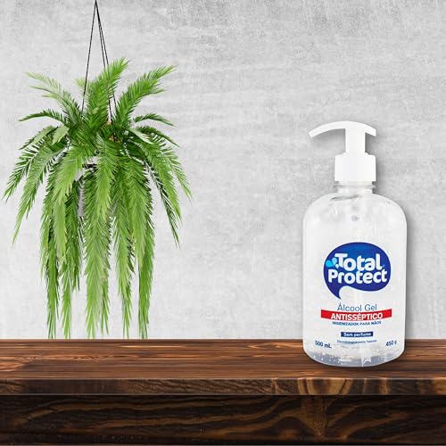 Total Protect Álcool Em Gel Para As Mãos Mata 99 9% Dos Germes E Bactérias 500Ml