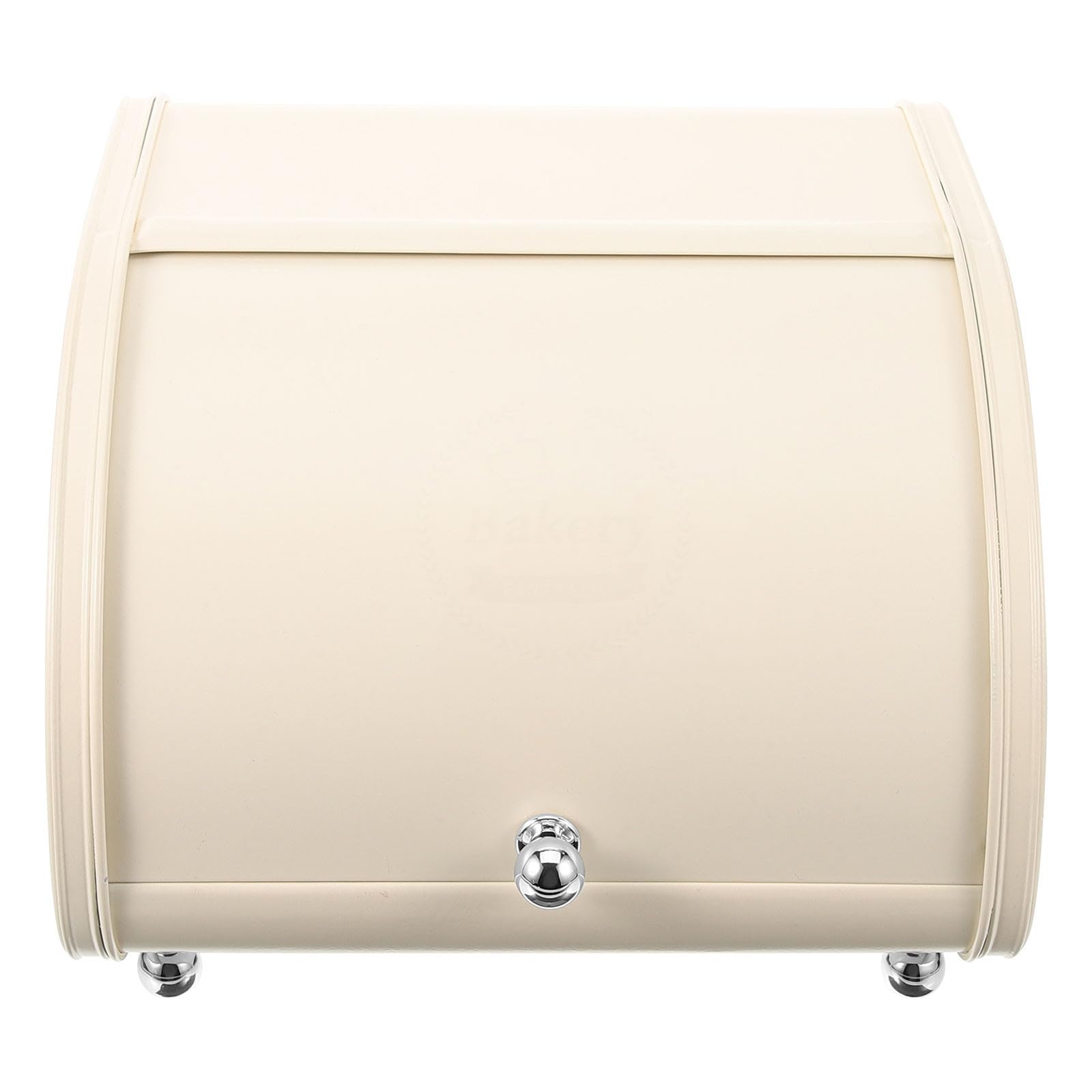 Contenitore Porta Pane da Tavolo in Metallo con Coperchio Scorrevole Organizer Salva-spazio per Cucina e Panetteria Capiente Scatola Conservazione Pane per Banco Cucina