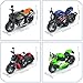 ACROFEK 4-Pack Motorcycle Toy for Kids - Pull Back Motorcycles with Sounds & Lights, 1:12 Scale Die Cast Friction Powered Toy Cars, Toys for 3 4 5 6 7 8 Year Old Kids, Birthday Gifts for Boys