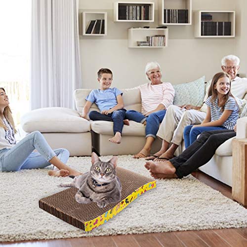 Arranhador de gato Balacoo, bloco de arranhar, durável, ondulado para animais de estimação, gato, ar