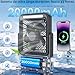 Imagen de Shayson Ventilador Portatil 20000mAh Camping Ventilador USB con Luz LED