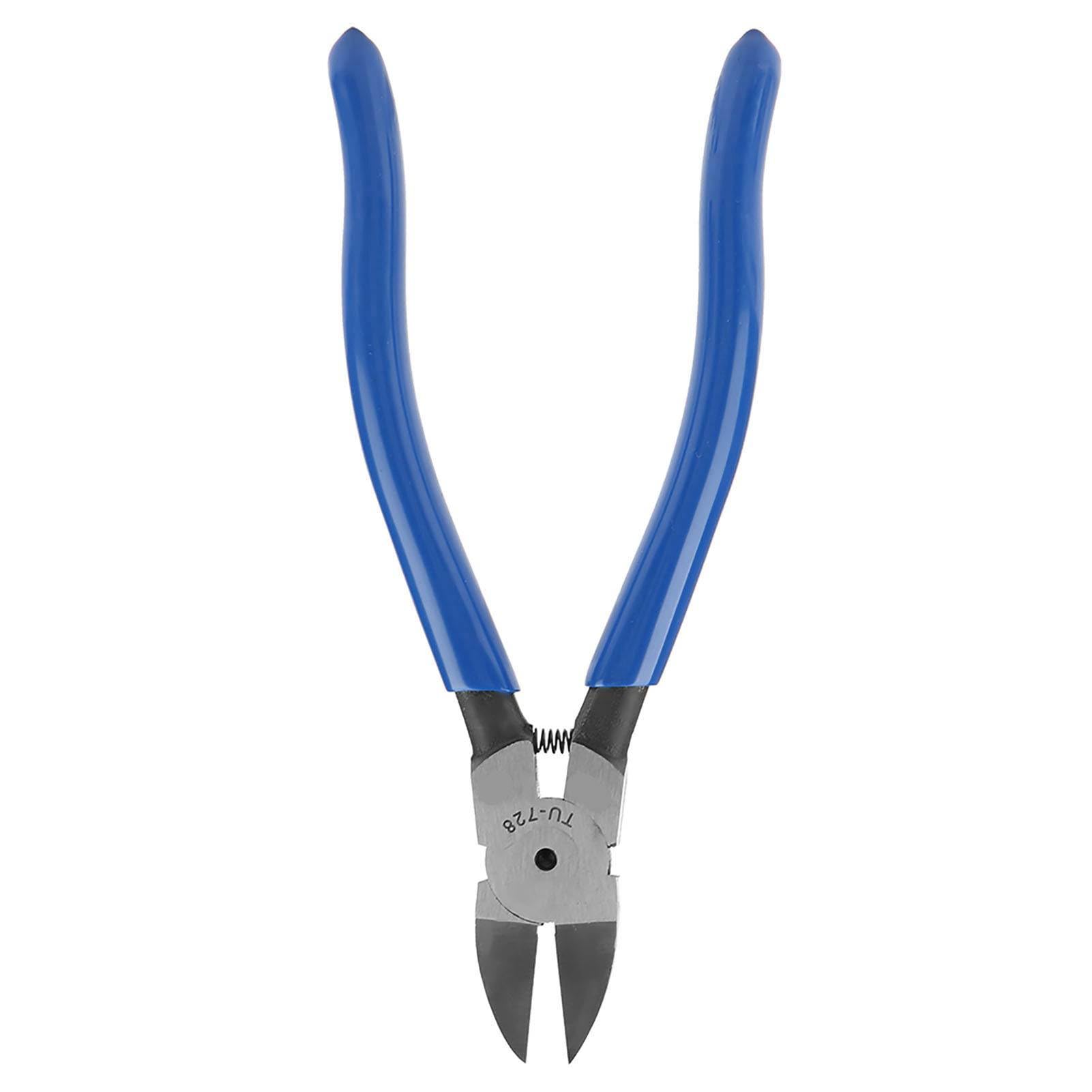 Alicates de Corte Diagonal Azules de 8 Pulgadas, 10 Uds., para Corte de Cables y Corte de Cables de Precisión