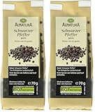 Alnatura Bio Schwarzer Pfeffer ganz, 70g (Packung mit 2)