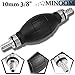 MINOOM Fuel Pump Hand Primer Bulb Fuels Rubber & Aluminum Hand Suitable for Car/Boat/Marine/Motorcycle 10mm (3/8